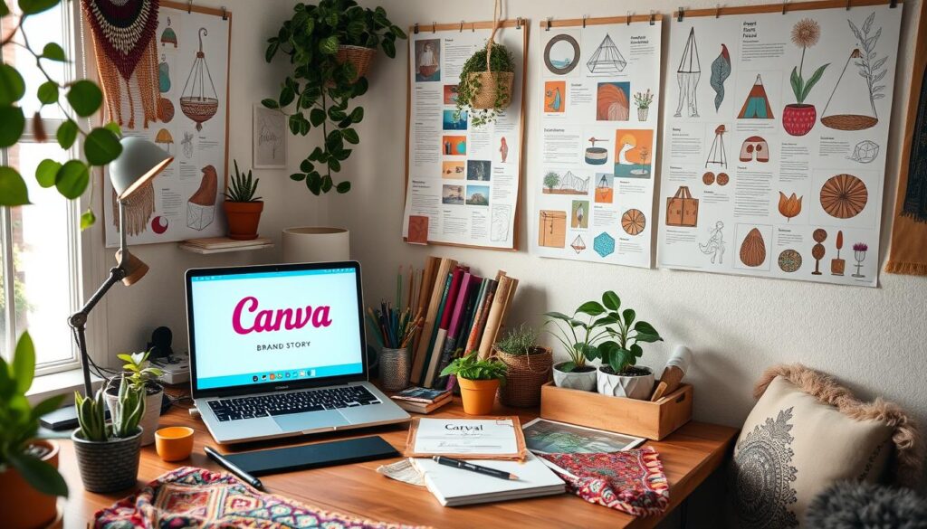 Crafting a Compelling Brand Story for Canva Template Business