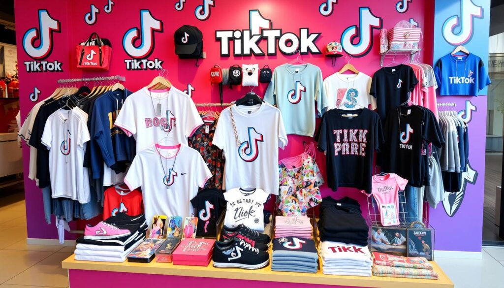 TikTok merchandise sales