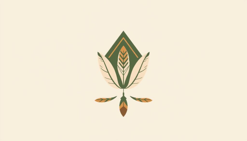 modern boho logo