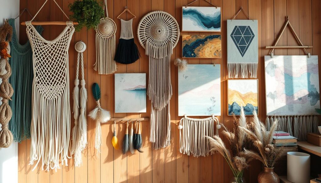 boho wall art diy