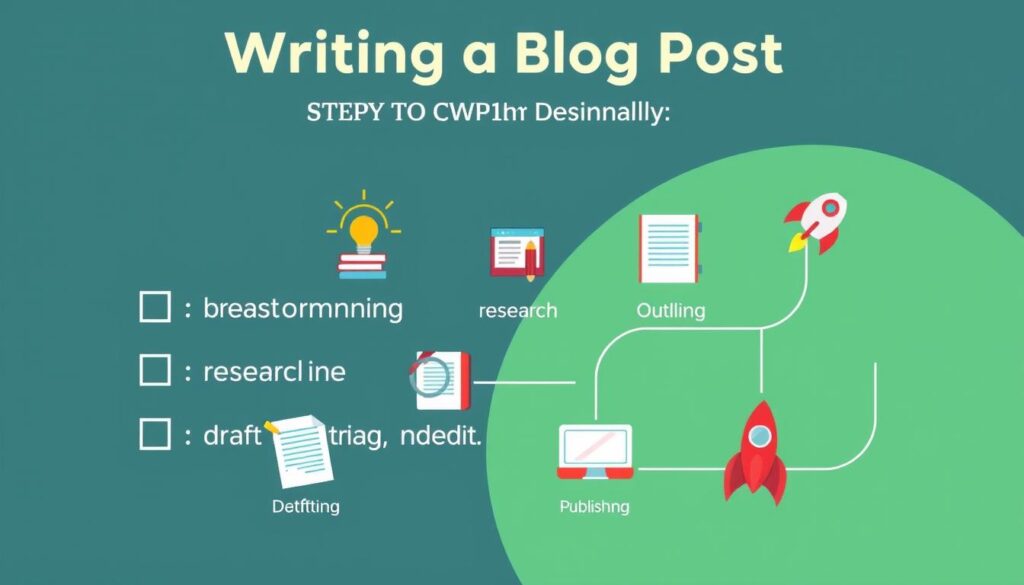 steps to writing a blog post